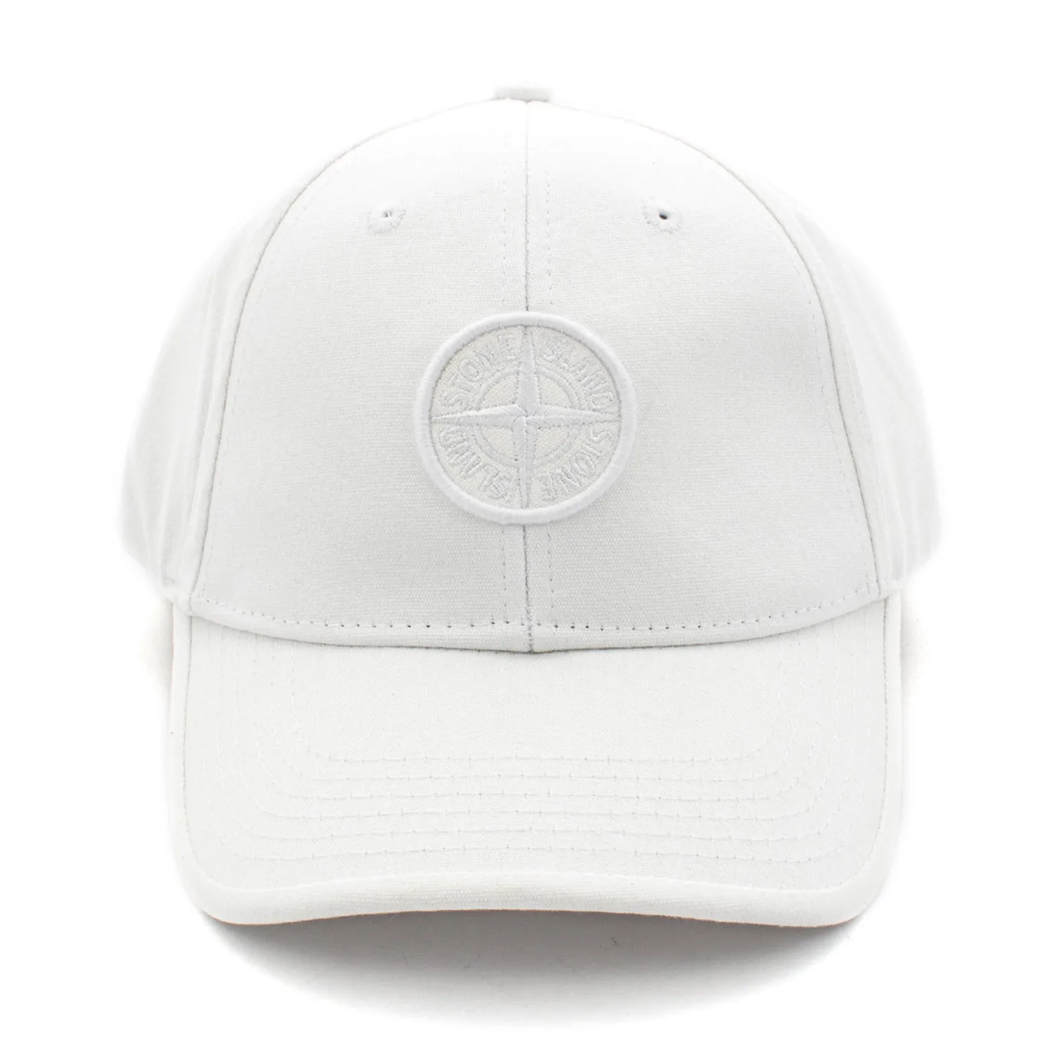 Stone Island White Cap For Boys