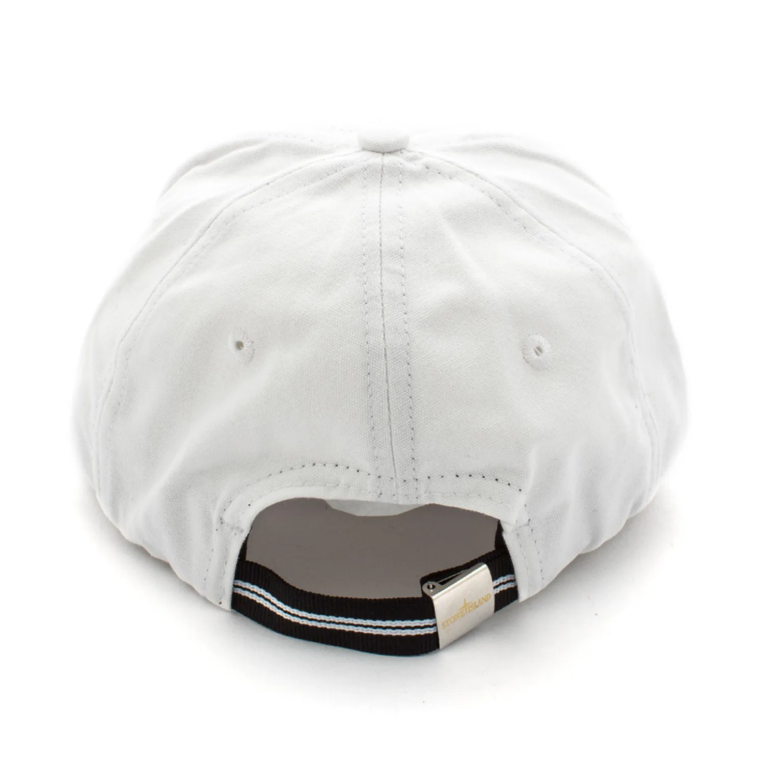 Stone Island White Cap For Boys