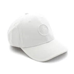 Stone Island White Cap For Boys