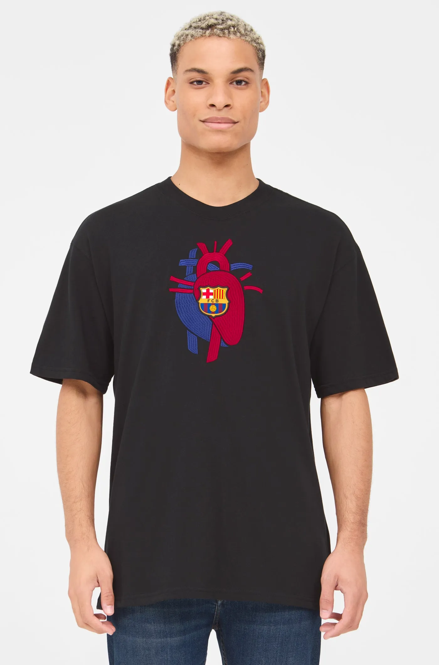 T-Shirt Black FC Barcelona x Patta