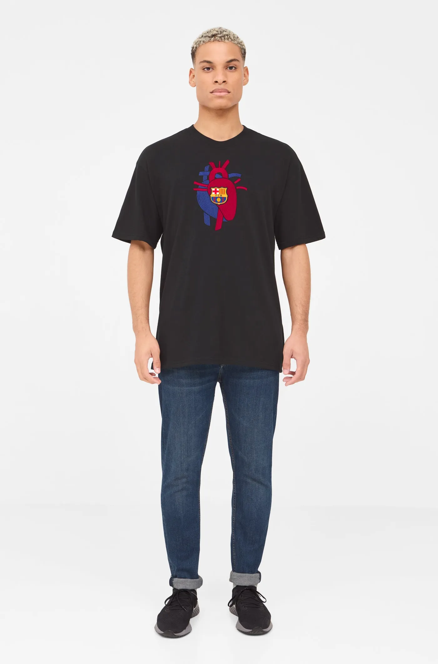 T-Shirt Black FC Barcelona x Patta