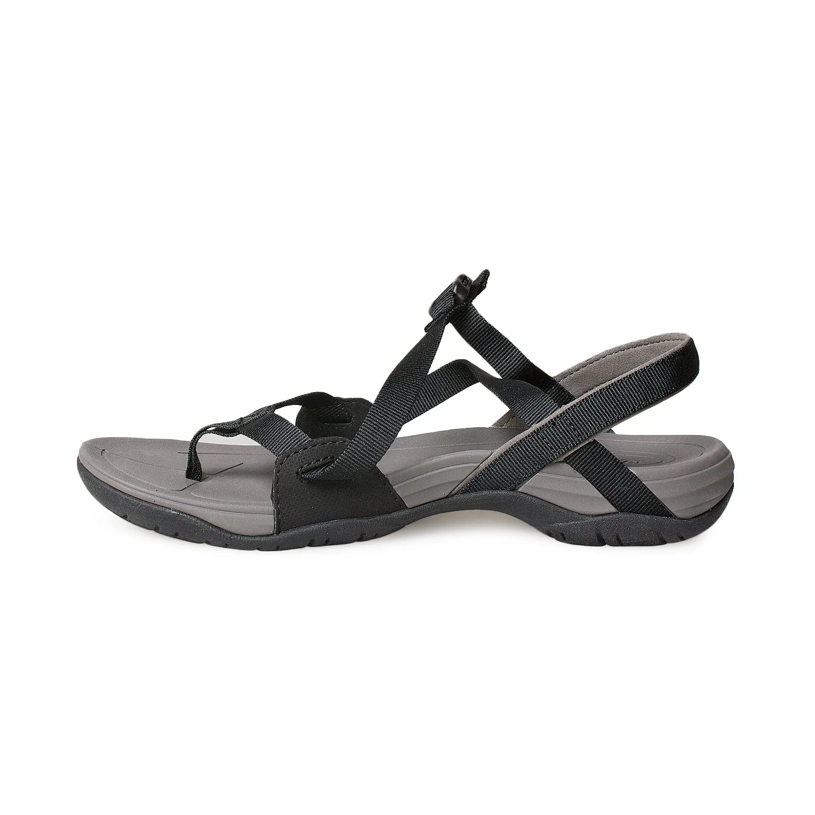 Teva Ascona Cross Strap Black Sandals - Women's