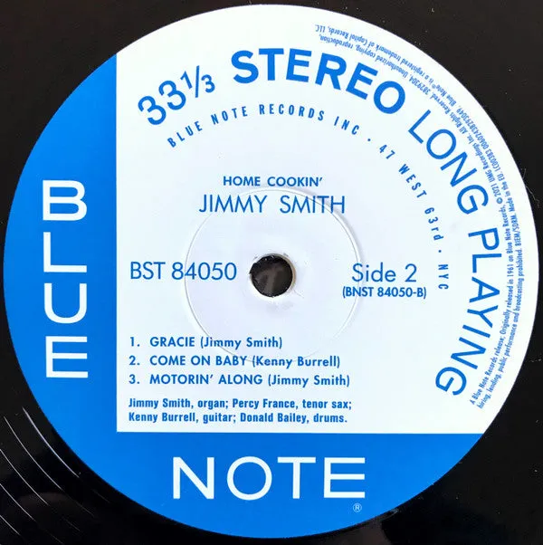 The Incredible Jimmy Smith ~ Home Cookin'