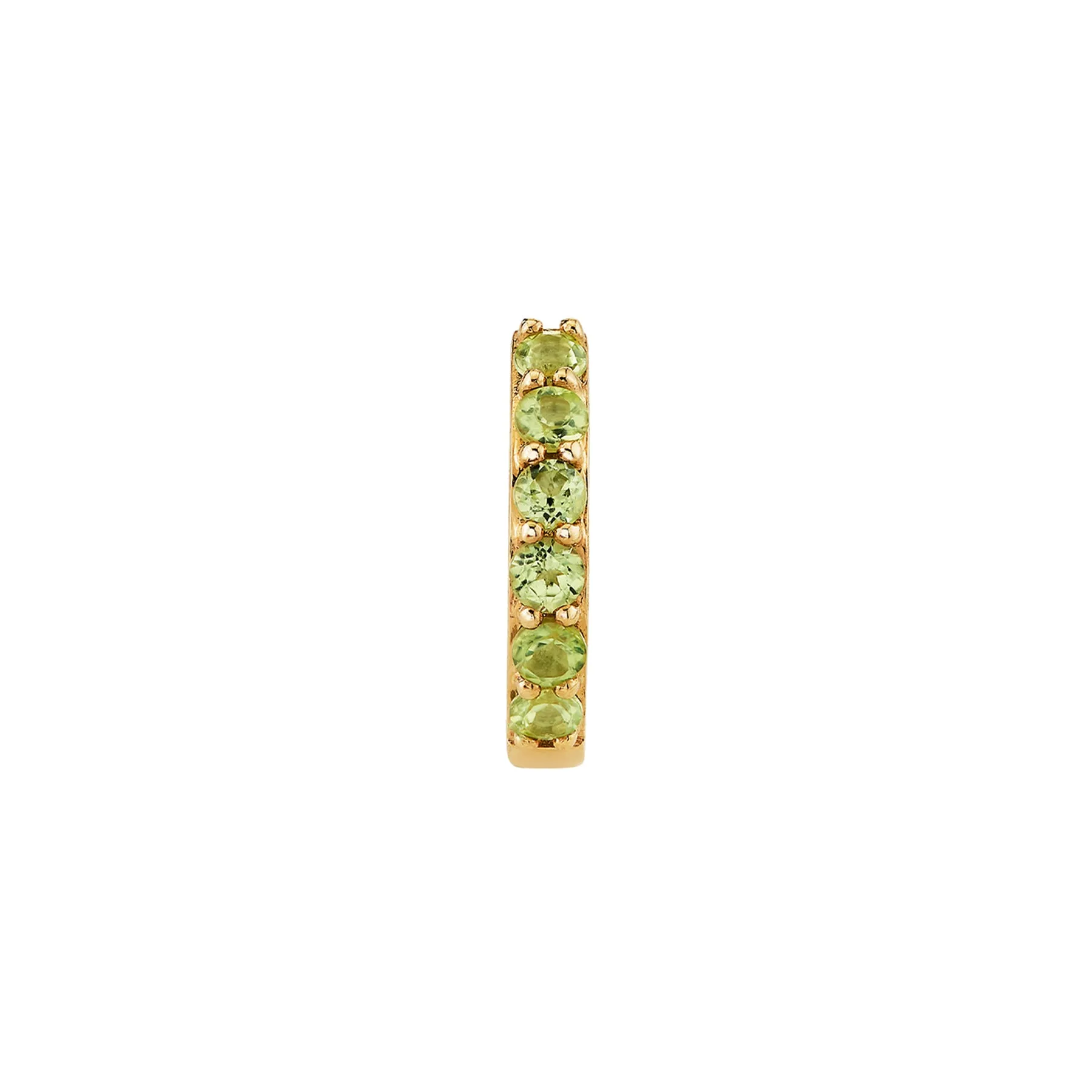 The Large Biggie - Peridot / 14k Yellow Gold