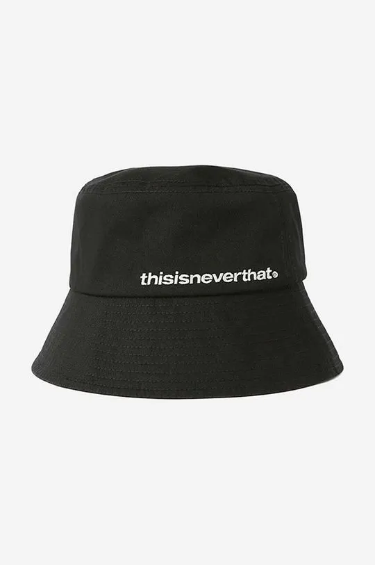 thisisneverthat cotton hat Long Bill Bucket Hat black color