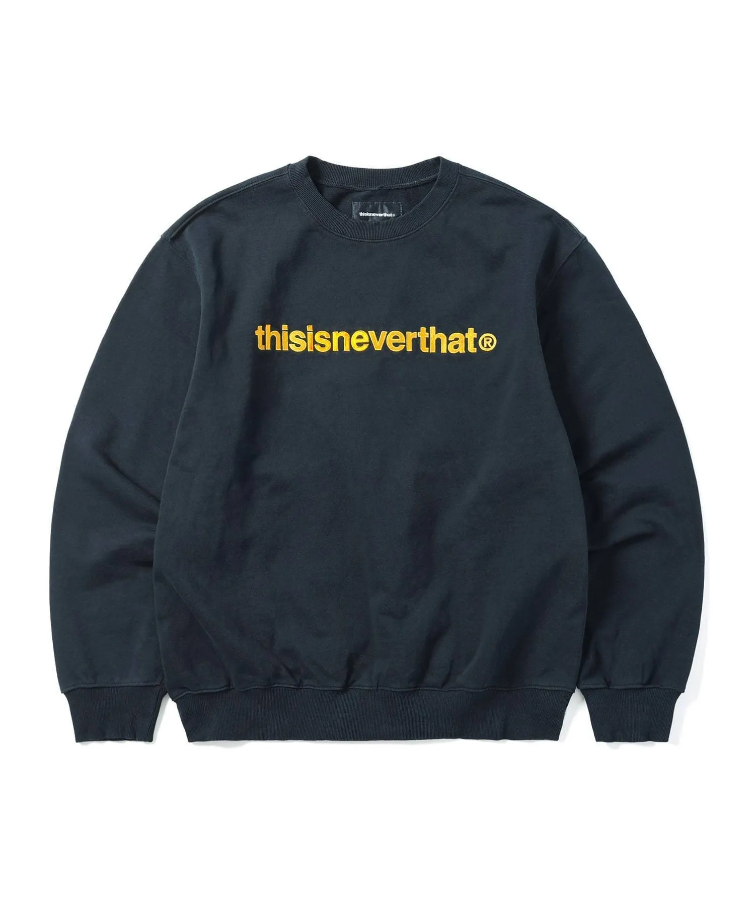 thisisneverthat  |Crew Neck Unisex Street Style Long Sleeves Plain Cotton Logo