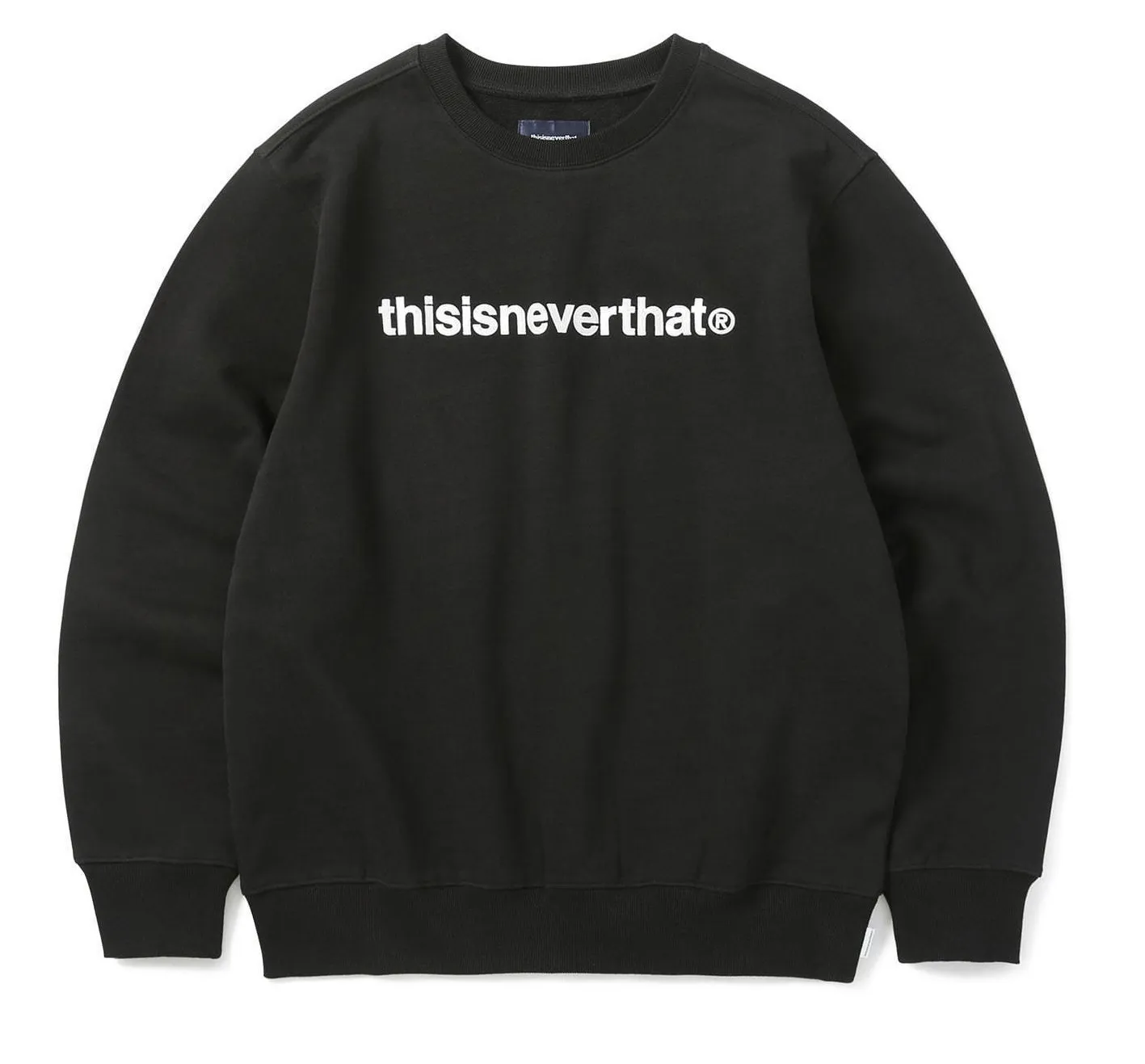 thisisneverthat  |Crew Neck Unisex Street Style Long Sleeves Plain Cotton Logo