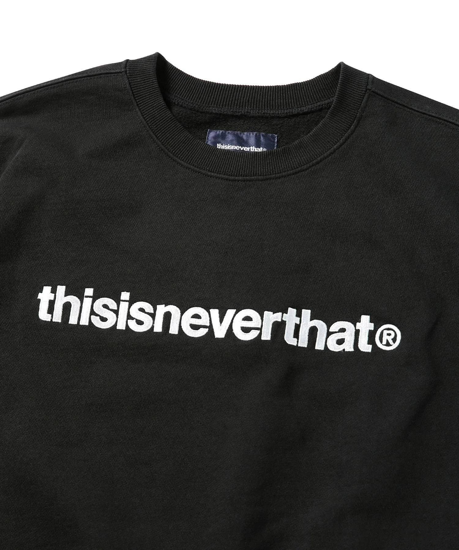 thisisneverthat  |Crew Neck Unisex Street Style Long Sleeves Plain Cotton Logo