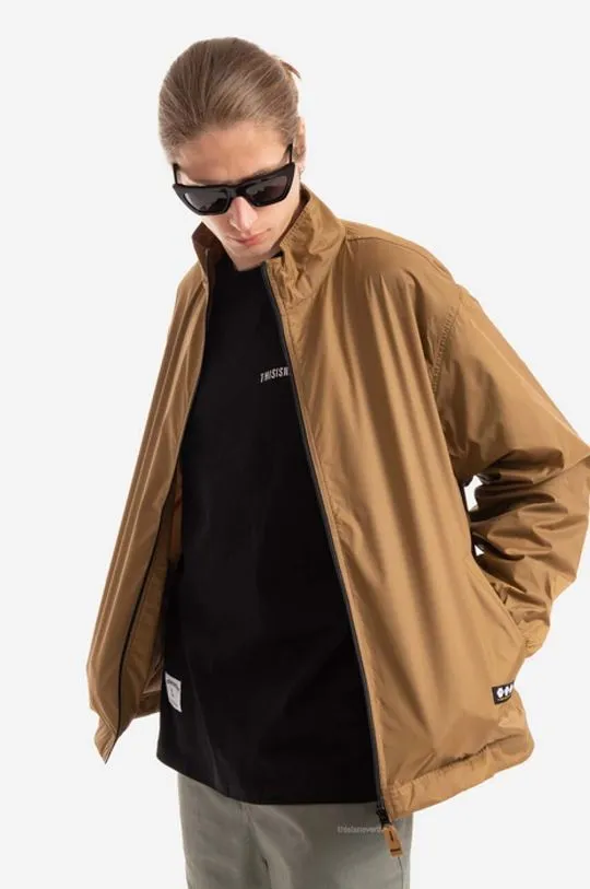 thisisneverthat jacket Nylon Crew men's beige color