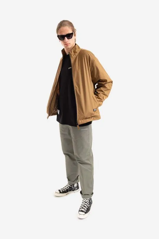 thisisneverthat jacket Nylon Crew men's beige color