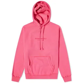 thisisneverthat Tonal Logo Washed Popover HoodiePink