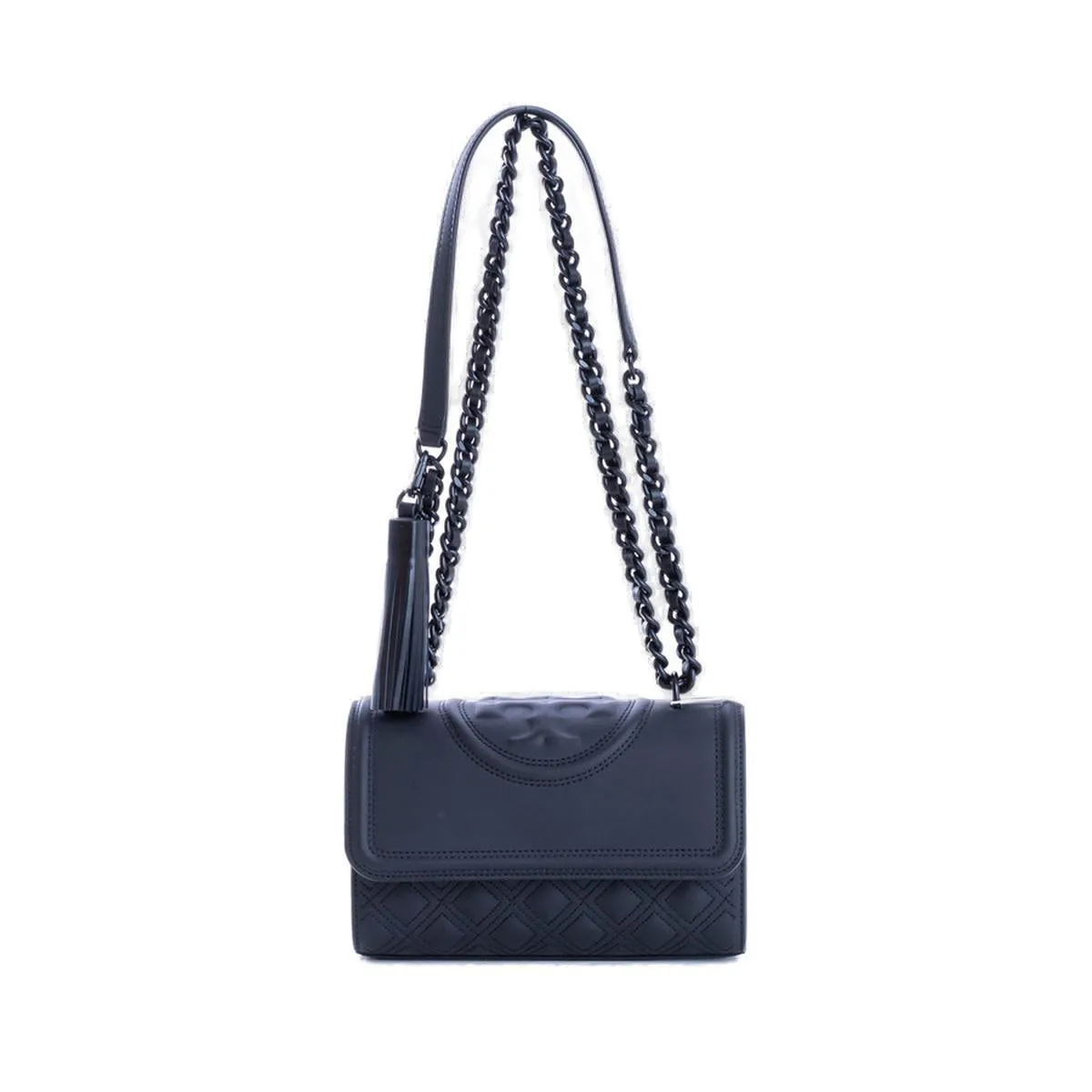 Tory Burch Fleming Logo Embossed Crossbody Bag