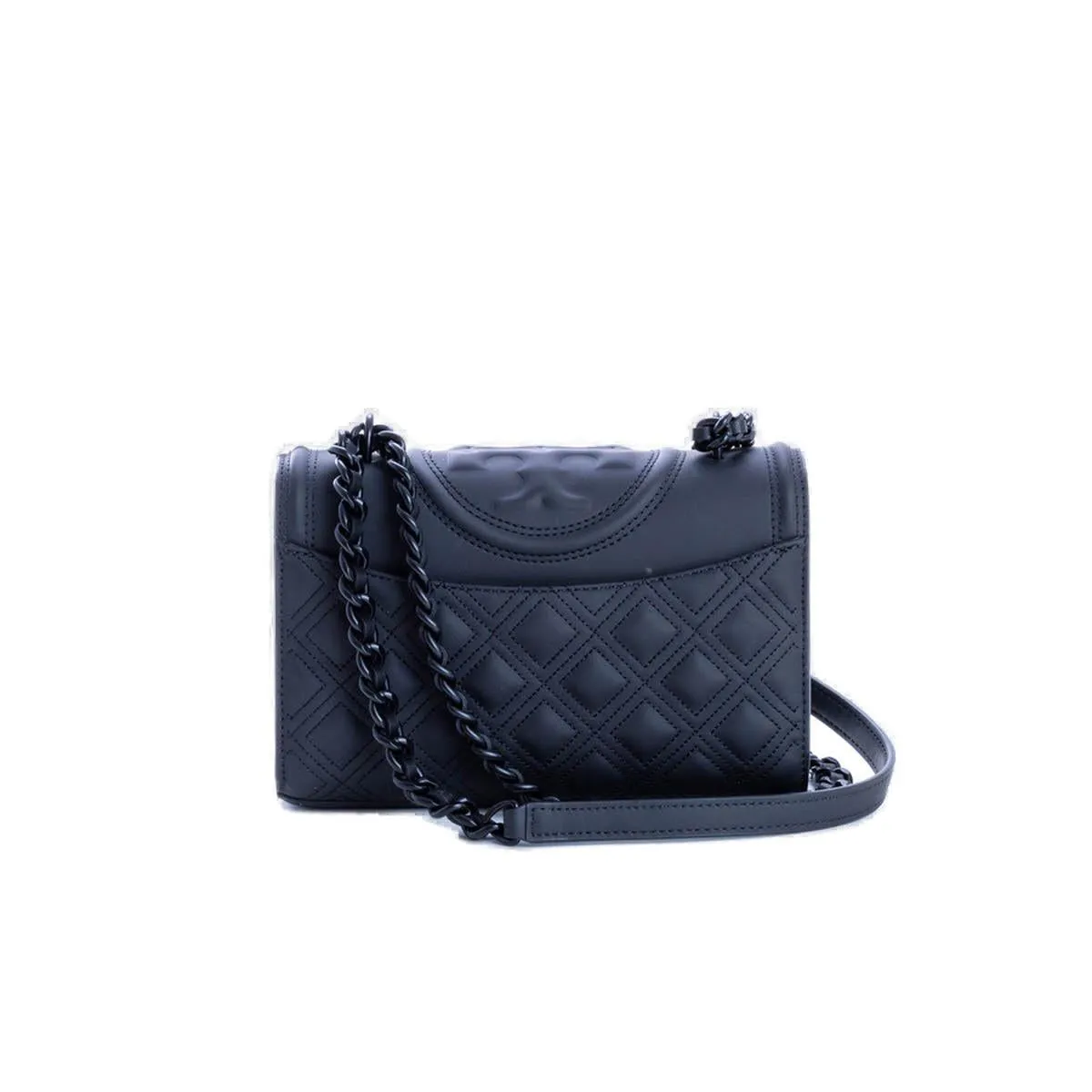 Tory Burch Fleming Logo Embossed Crossbody Bag