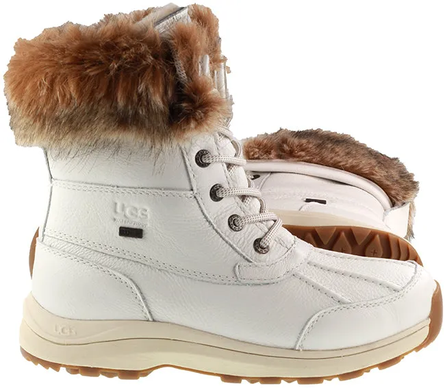 Ugg Boots Womens Adirondack III Tipped Boot White