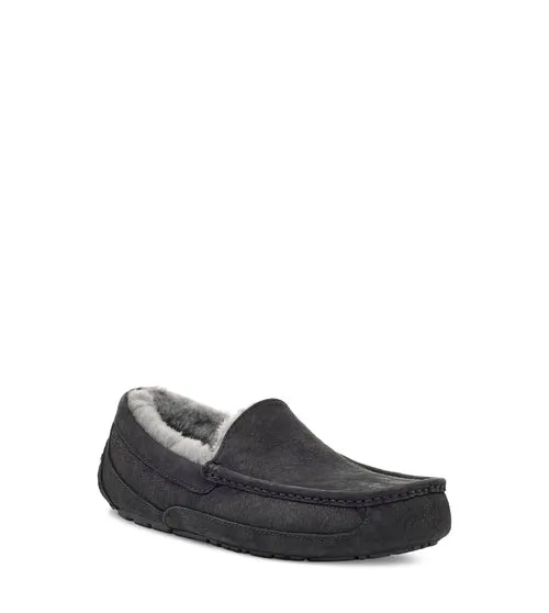 UGG Mens Ascot Matte Leather Slippers