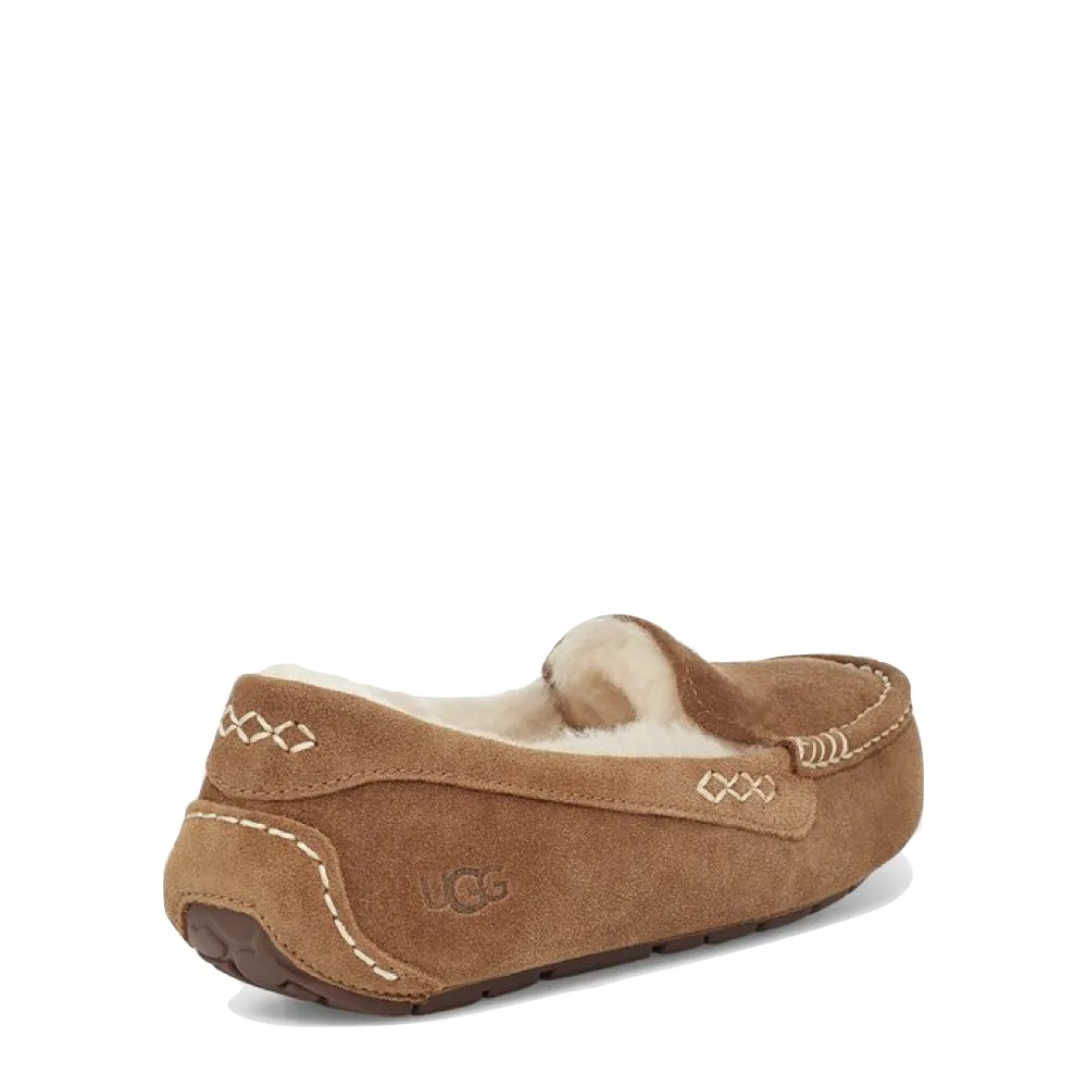 UGG Women's Ansley Sheepskin Slipper (Chestnut)