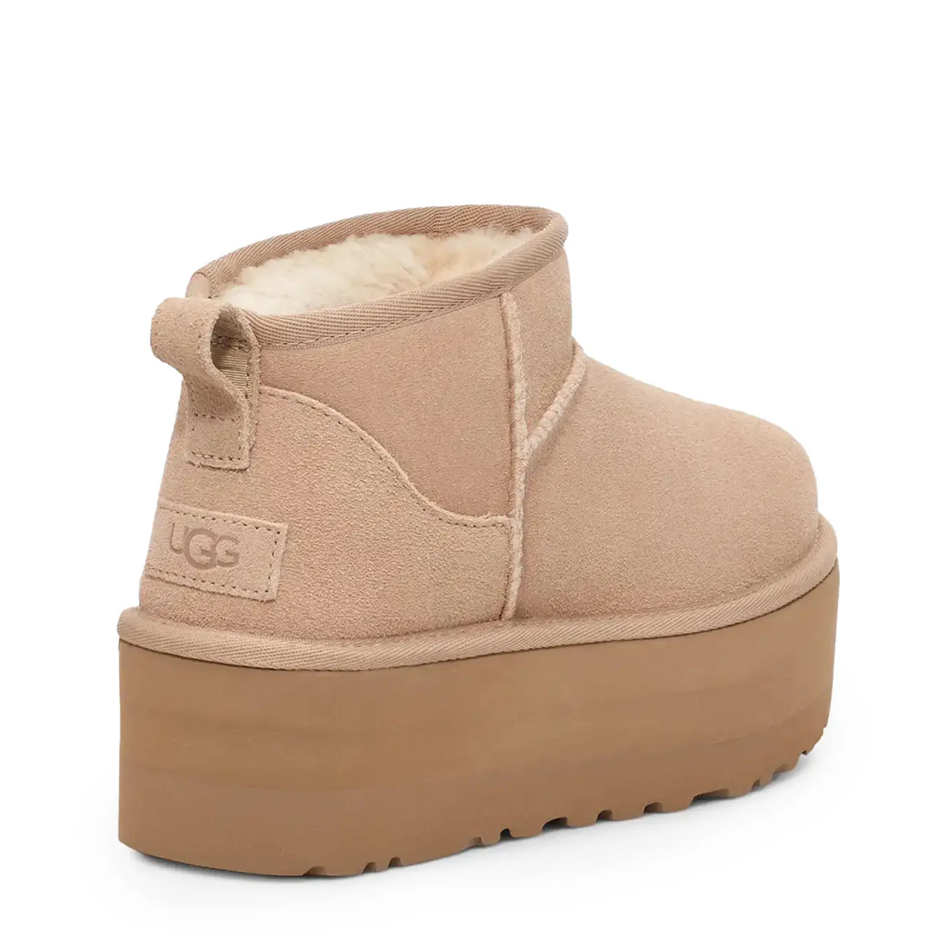 UGG Womens Classic Ultra Mini Platform Boot Sand