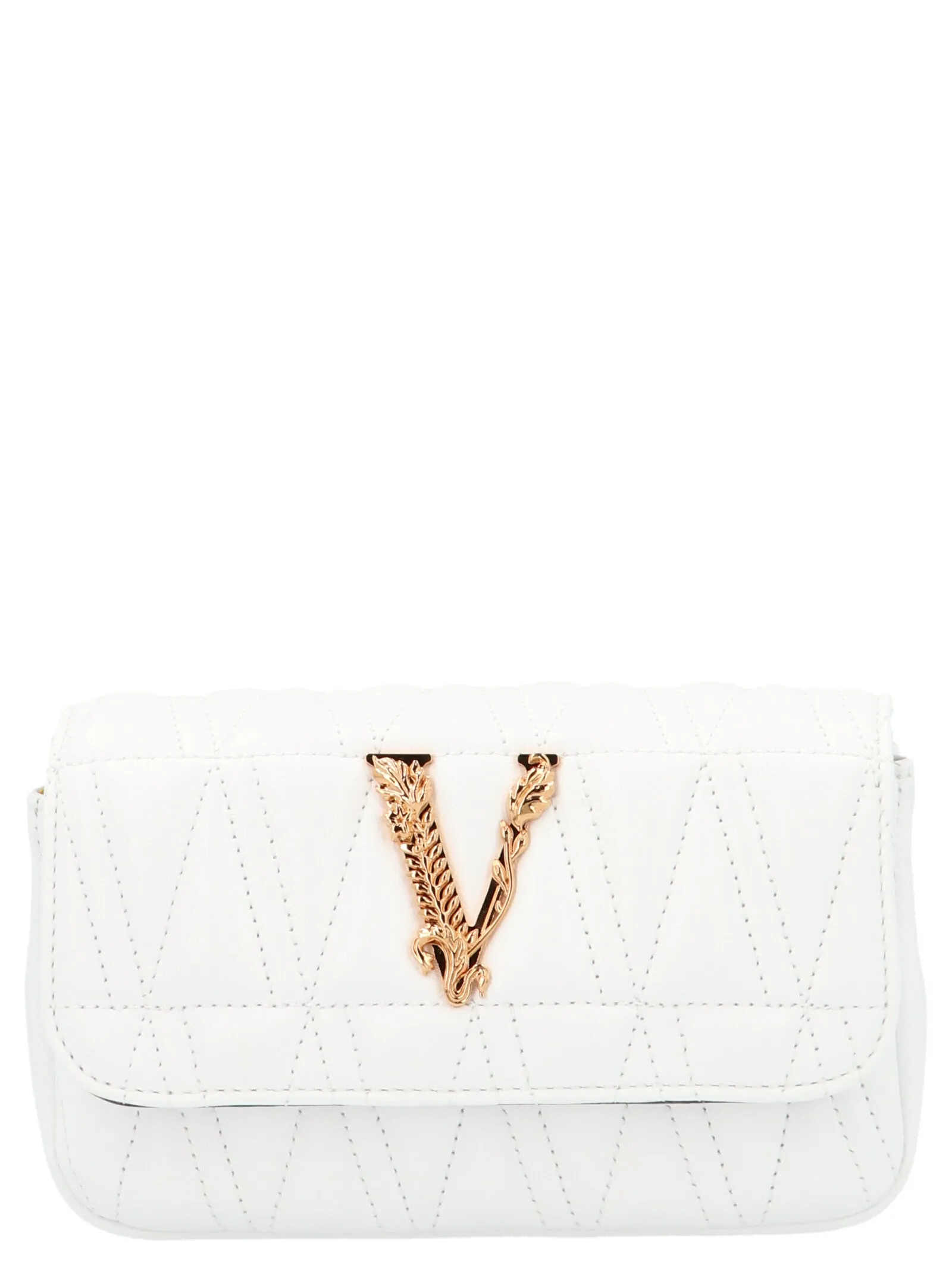 Versace Virtus Quilted Crossbody Bag