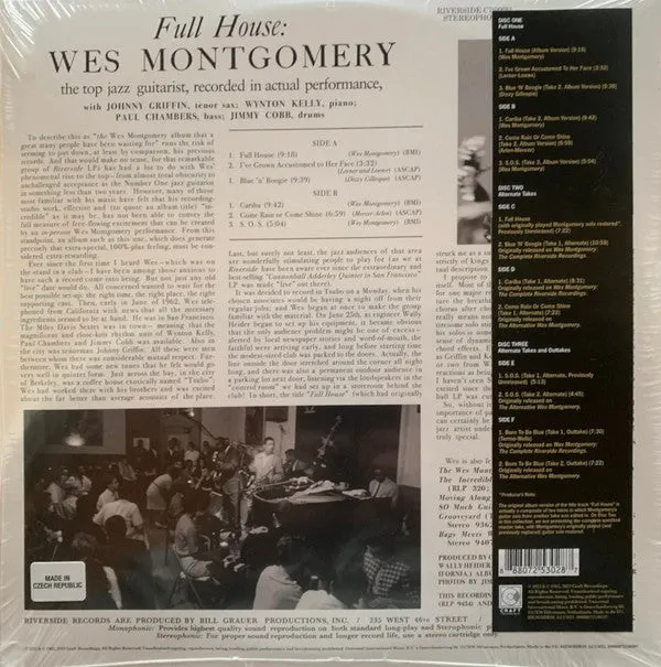 Wes Montgomery ~ The Complete Full House Recordings