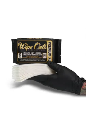 Wipe Outz Premium XL Tattoo Towels (dry white 10ct)