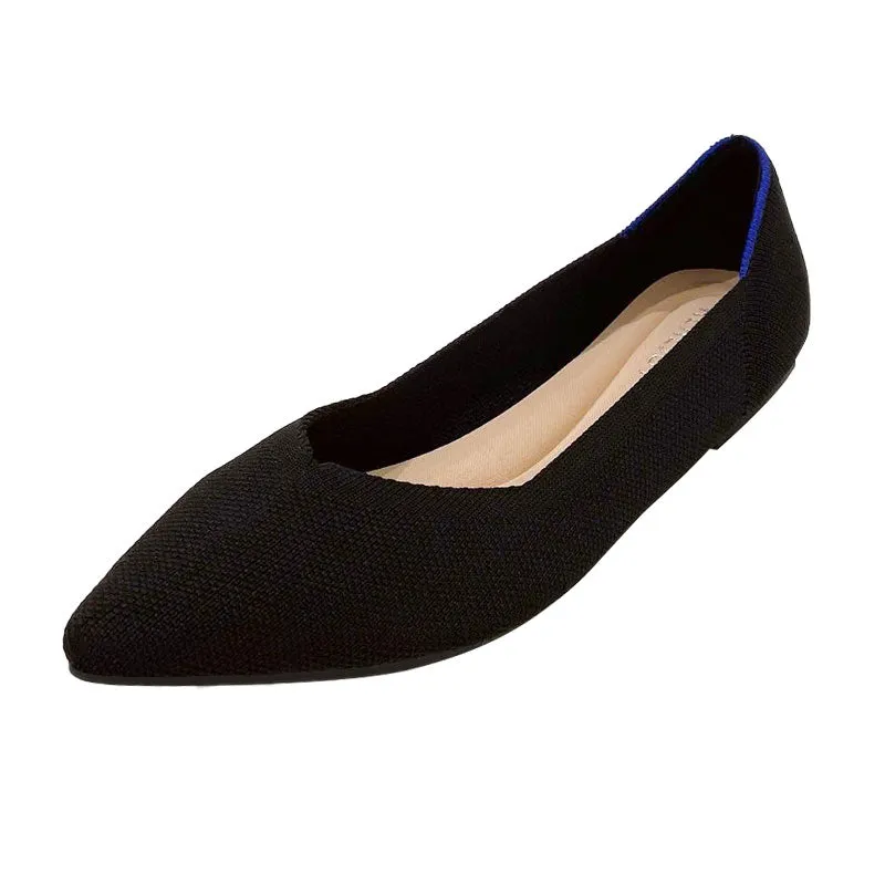 Women Lightweight Knit Flats