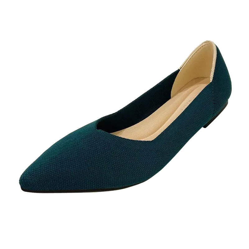 Women Lightweight Knit Flats