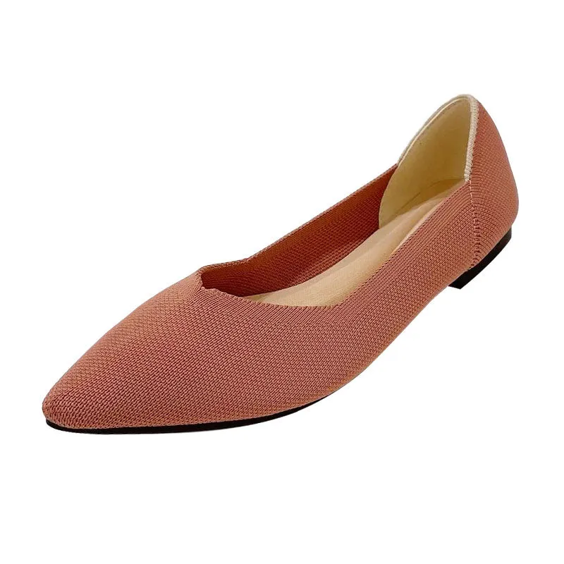 Women Lightweight Knit Flats