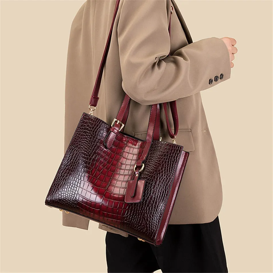 Women Vintage Casual Tote Big Capacity Shoulder Crossbody Handbags