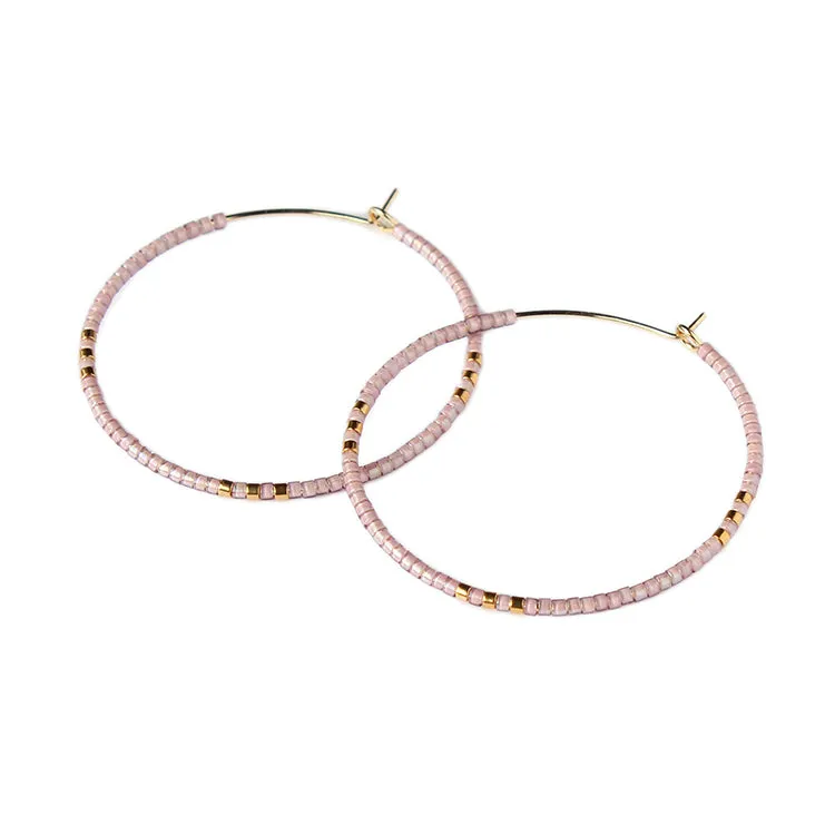 Zoe Hoops Large - Lilac